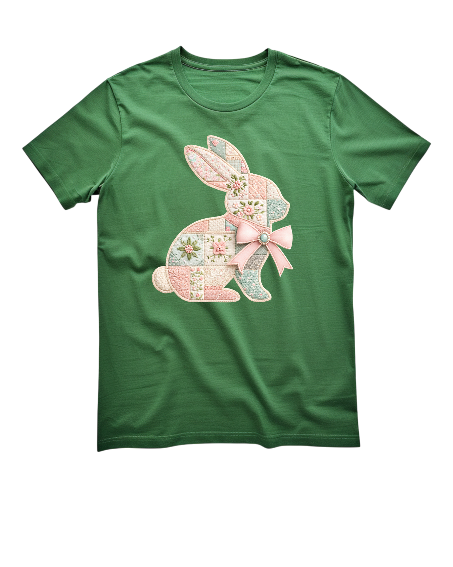 Patchwork Bunny - Easter DTF Transfer